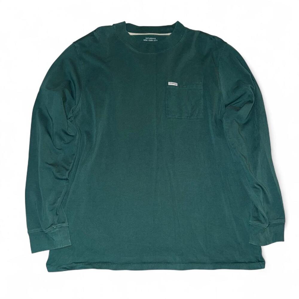 Saturdays nyc green long sleeve